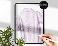 Winter Couple Clip Art, Pair in Sweaters Clipart PNG Product Image 7