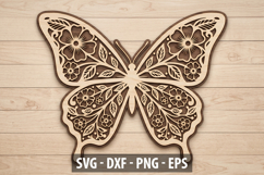 Floral Cut File for Cricut &amp; Laser Product Image 1
