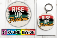 Radiant Round Designs for Gifts, Juneteenth Product Image 1