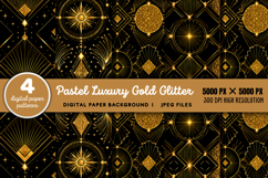 Pastel Luxury Gold Glitter Background JPG Product Image 1