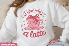 Valentines Day Pink Sublimation PNG Product Image 5