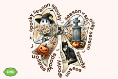 Spooky Season PNG, Halloween Brushstroke Sublimation PNG Product Image 4