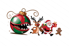 Funny Christmas Ornament PNG Product Image 1