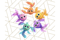 3D Under the Sea Christmas Clipart, Ocean Christmas PNG Product Image 2