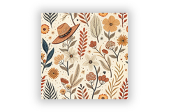 Boho Western Digital Paper Pack, Cowgirl Floral Seamless Product Image 6