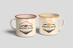 Enamel Mug Mockup Product Image 1