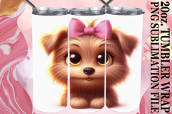 Joyful journeys 20oz tumbler wrap, 3D Dog Product Image 1