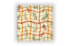 Wavy Hand Drawn Gingham Digital Paper, Seamless Watercolor Product Image 6