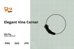 Elegant Vine Corner Product Image 1