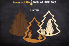 Christmas Tree Toys Bundle SVG laser cut file for Glowforge Product Image 6