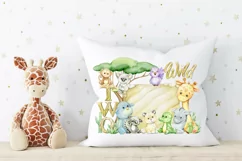 Two Wild PNG, Safari jungle sublimation PNG file, 2nd Second Product Image 5