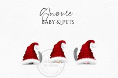 Christmas Red Family Gnomes Baby &amp; Pets | Gnome Clipart Product Image 2