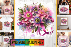 Sweet TSHIRT Art PNG, Flowers Product Image 1