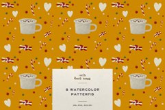 Christmas Patterns Santa Winter Print Digital Paper JPEG Product Image 6