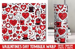 Valentines Day Tumbler Wrap Product Image 1