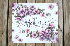 Mother's day flowers | Skinny tumbler sublimation designs P Product Image 2