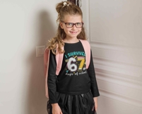 I Survived 67 Six Seven Days of School Png, Preppy 67 Days Product Image 3