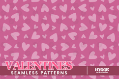 St Valentine&#039;s Day Hearts Cupid Love Seamless Pattern PNG Product Image 1