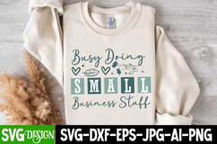 Busy Doing Small Business Stuff SVG,Small Business SVG Product Image 4