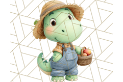 Dinosaur Costume Clipart, Cute Dinos in Halloween Outfits Product Image 2