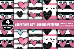 Valentines Day Leopard Print Patterns Bundle PNG Product Image 7