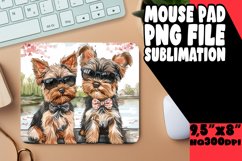 Outdoor Adventure Dog Mouse Pad Sublimation Product Image 1