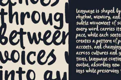 Orven Hand Cut Organic Display Font Product Image 6