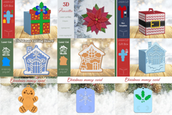 Christmas bundle laser cut, Ornament, Decoration svg layered Product Image 7