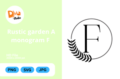 Rustic Garden Monogram Product Image 1