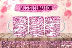 Pink Leopard Mug Sublimation | PNG Bundle | Valentines day Product Image 4