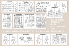 Christmas village coloring games and activities for kids Product Image 6