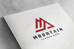 Letter M Mountain Logo Product Image 1