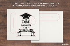 Graduation Tassel Holders Laser Cut | Glowforge | SVG Product Image 6