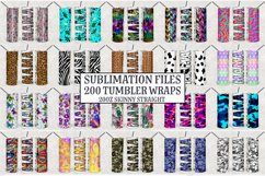 20oz Mama Tumbler Skinny Straight Sublimation files Product Image 3