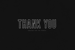 Brawn Outline Font Hand Drawn Outline Display Typeface Product Image 6