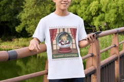 Vintage Christmas Stamp PNG Bundle 51 Product Image 6