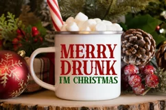 Merry Drunk I'm Christmas SVG, Adult Christmas SVG Product Image 5
