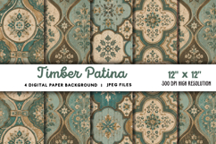 Timber Patina Rough Wood Backgrounds JPG Product Image 1