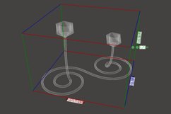 Scroll Candelabrum 3D Printing Candle Holder Product Image 6
