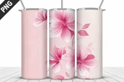 Flowers Tumbler Design | Valentine's Day Tumbler Wrap Product Image 3