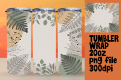 20oz Tumbler Template for Gifts , Flowers Product Image 1