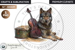 Watercolor Mystic Wols Fantasy Clipart PNG Graphics Product Image 1