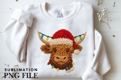 Highland cow png design for T-shirts Product Image 3