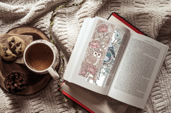 Vintage Art Nouveau Bookmark,Elegant Floral Animal Design Product Image 6
