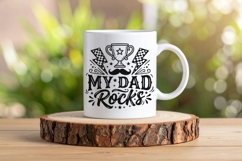 My Dad Rocks Svg, Best Dad Ever Svg, Awesome Dad Svg. Product Image 7