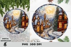 Christmas Ornaments Sublimation, Stained glass Product Image 1