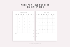 2026 Monthly Calendar with Notes, Printable, A4/Letter Size Product Image 6