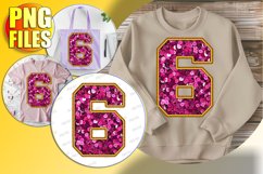 6 Doodle Letter Style PNG Whimsical Winter Character! Product Image 1