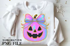 Pink pumpkin png design for T-shirts Product Image 3