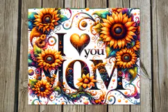 Mom's design | 4 Mother's day Skinny tumbler sublimation P2 Product Image 2